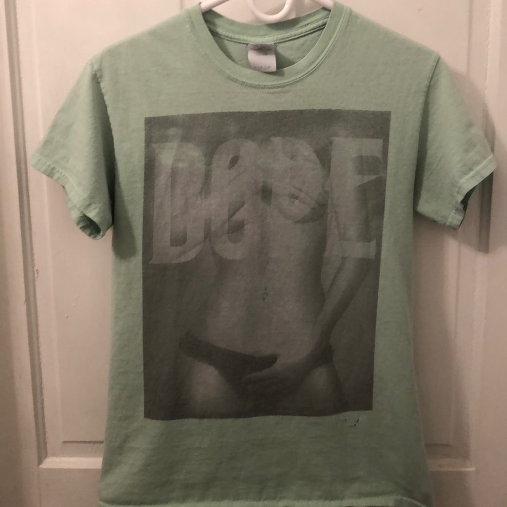 “Dope” T shirt mint green.